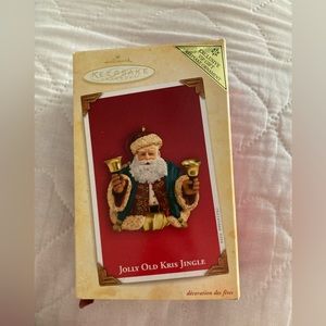 New Hallmark ornaments jolly kris jingle 2004